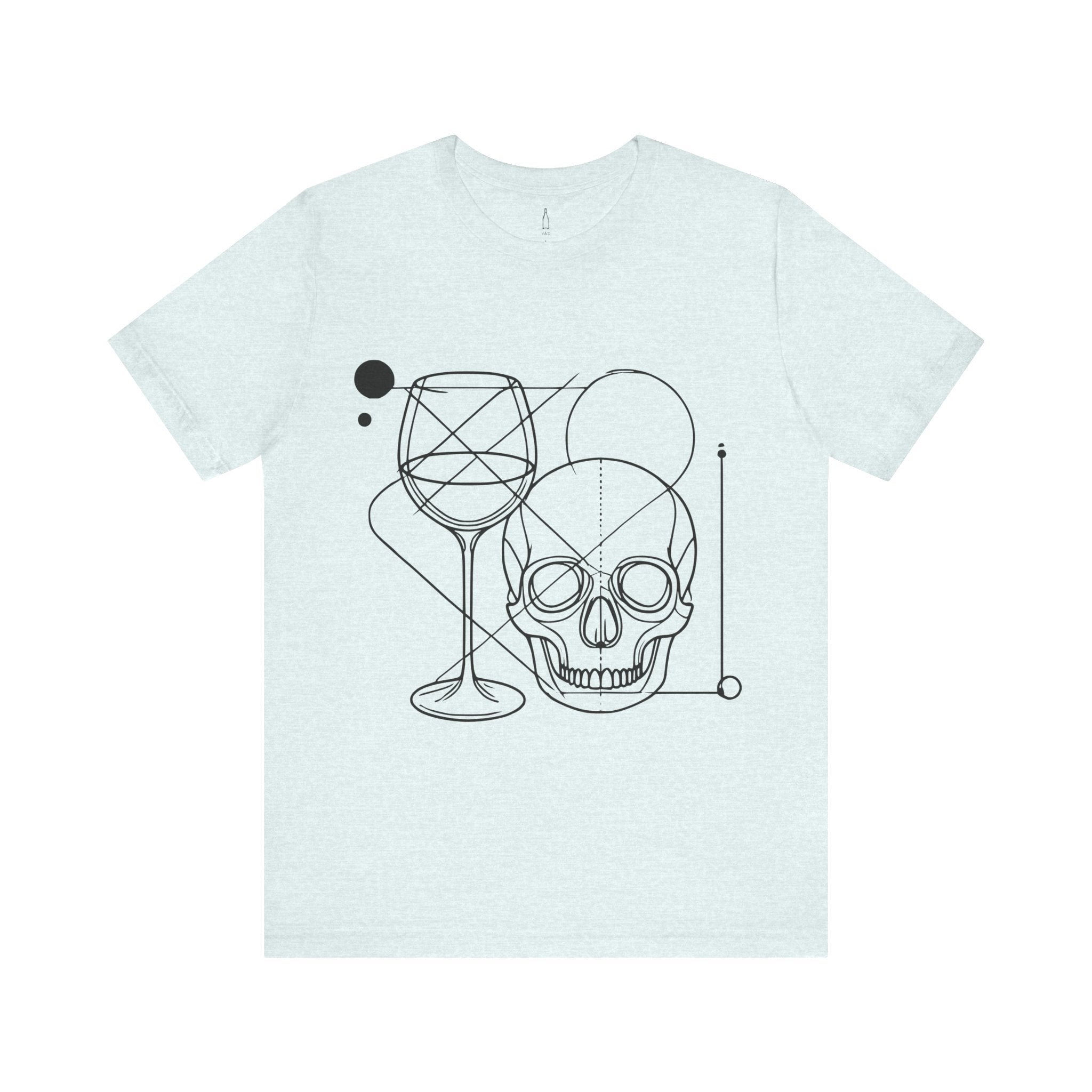 Skull and Wine Glass Tee