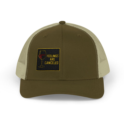'Feelings Are Canceled' - Embroidered Snapback