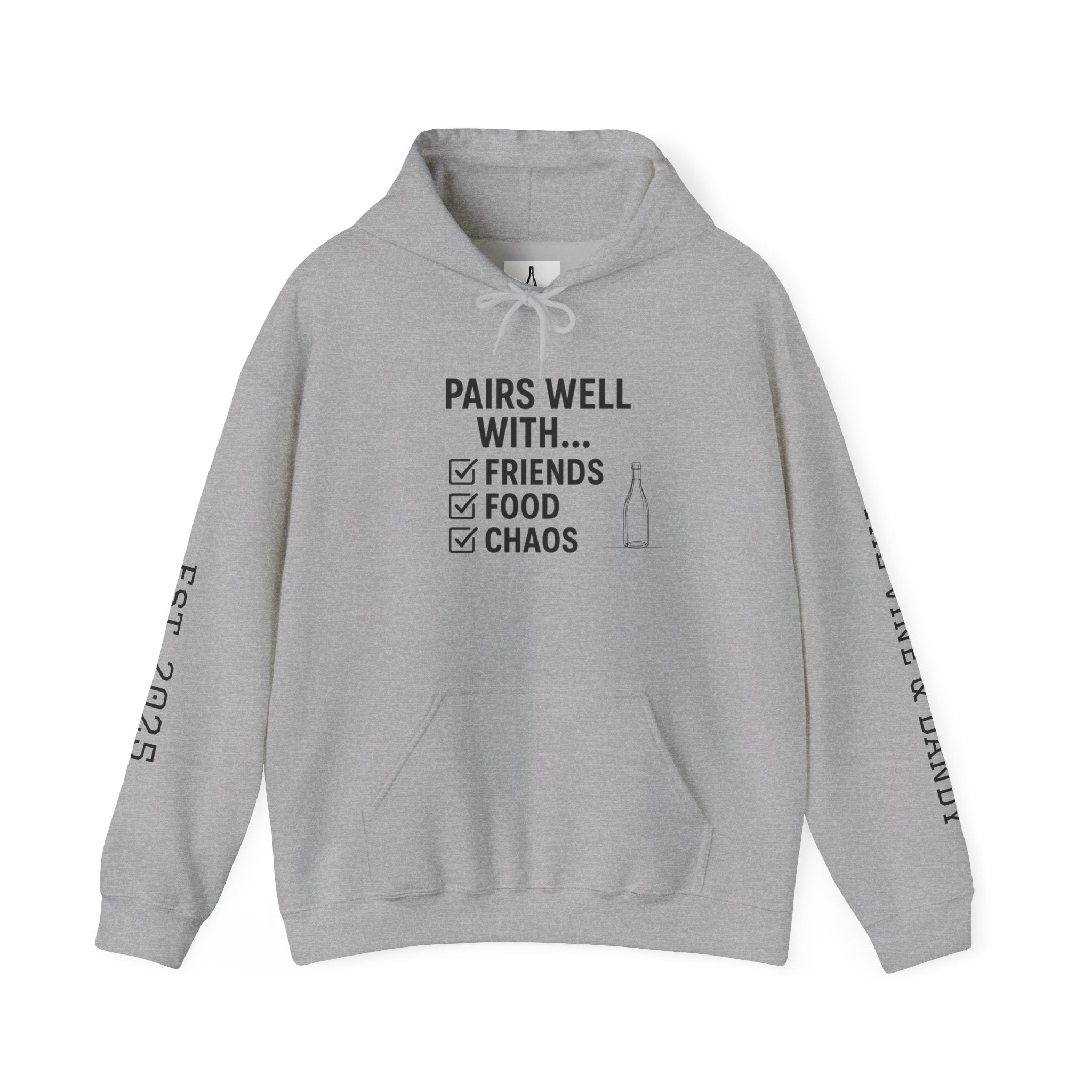 'Pairs Well With...' Mid-Weight Hoodie
