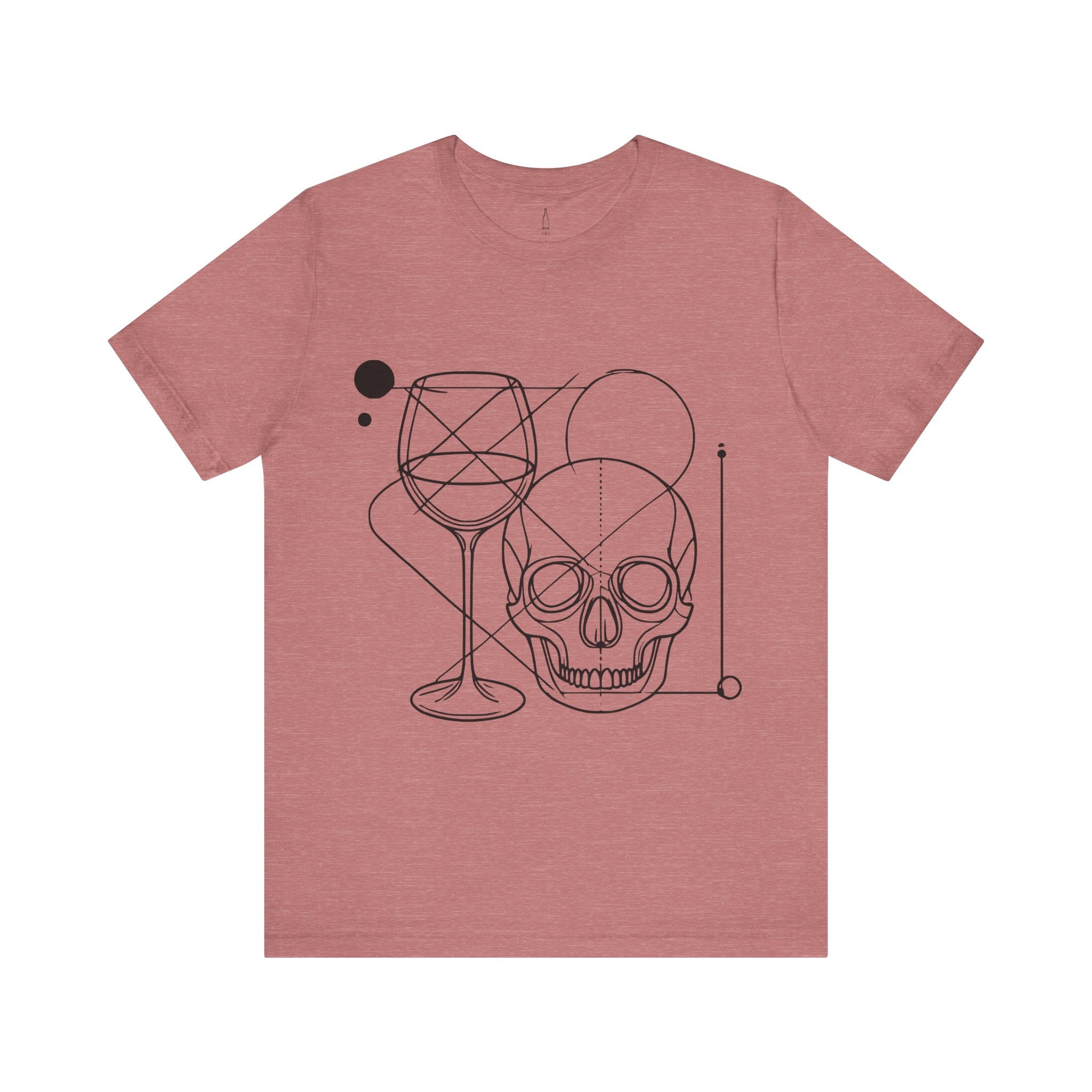 Skull and Wine Glass Tee