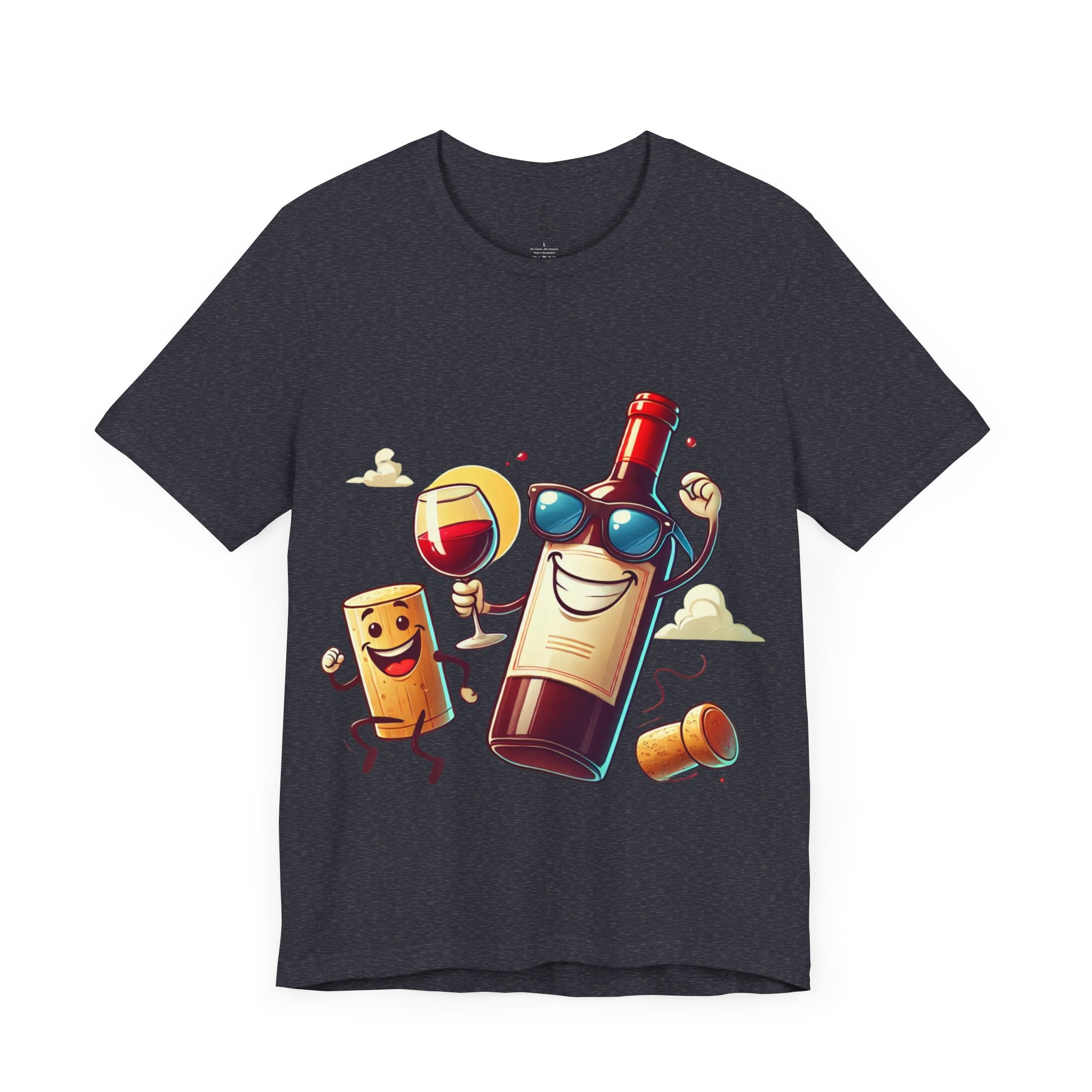 Dancing Wine Bottle Tee