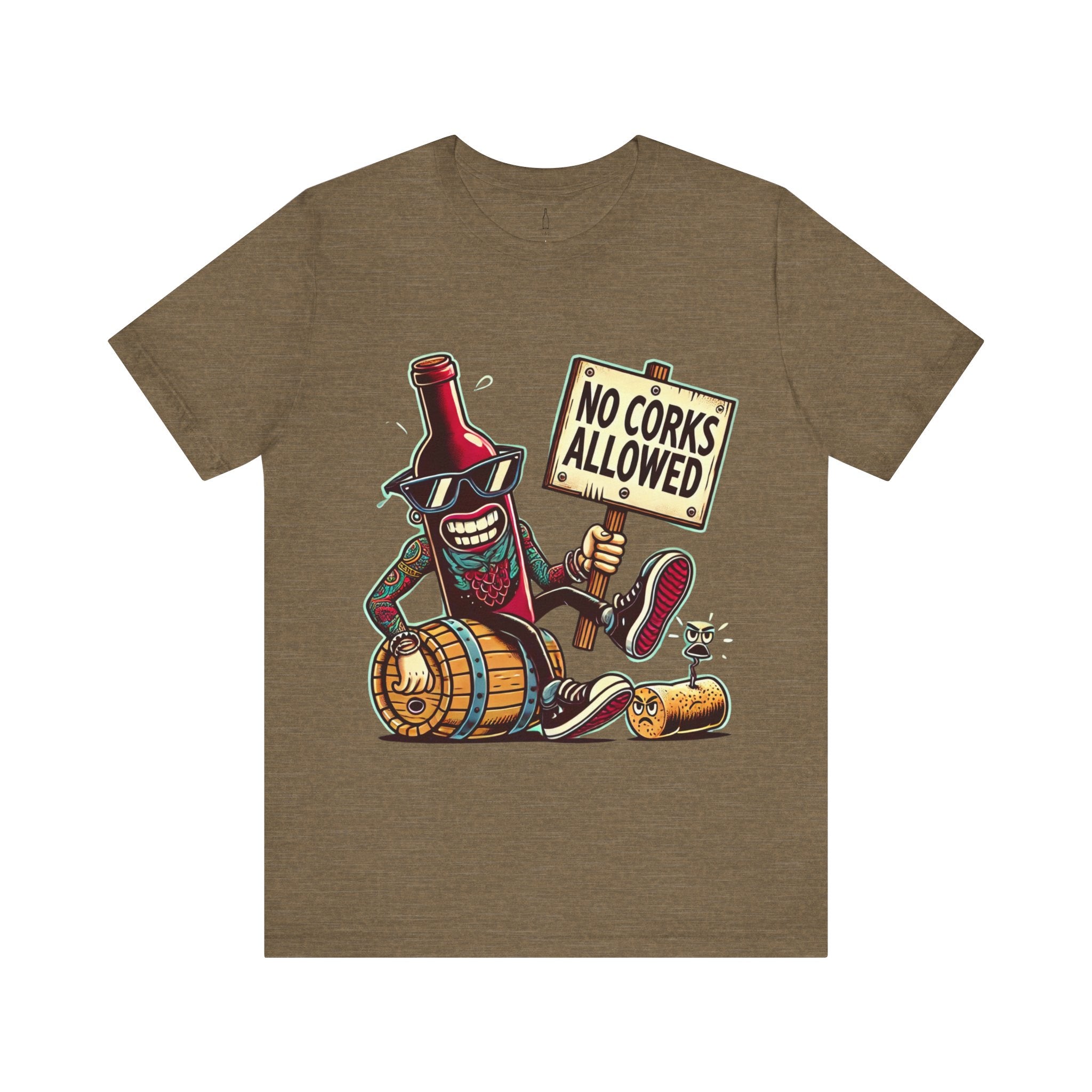 No Corks Allowed Jersey Short Sleeve Tee