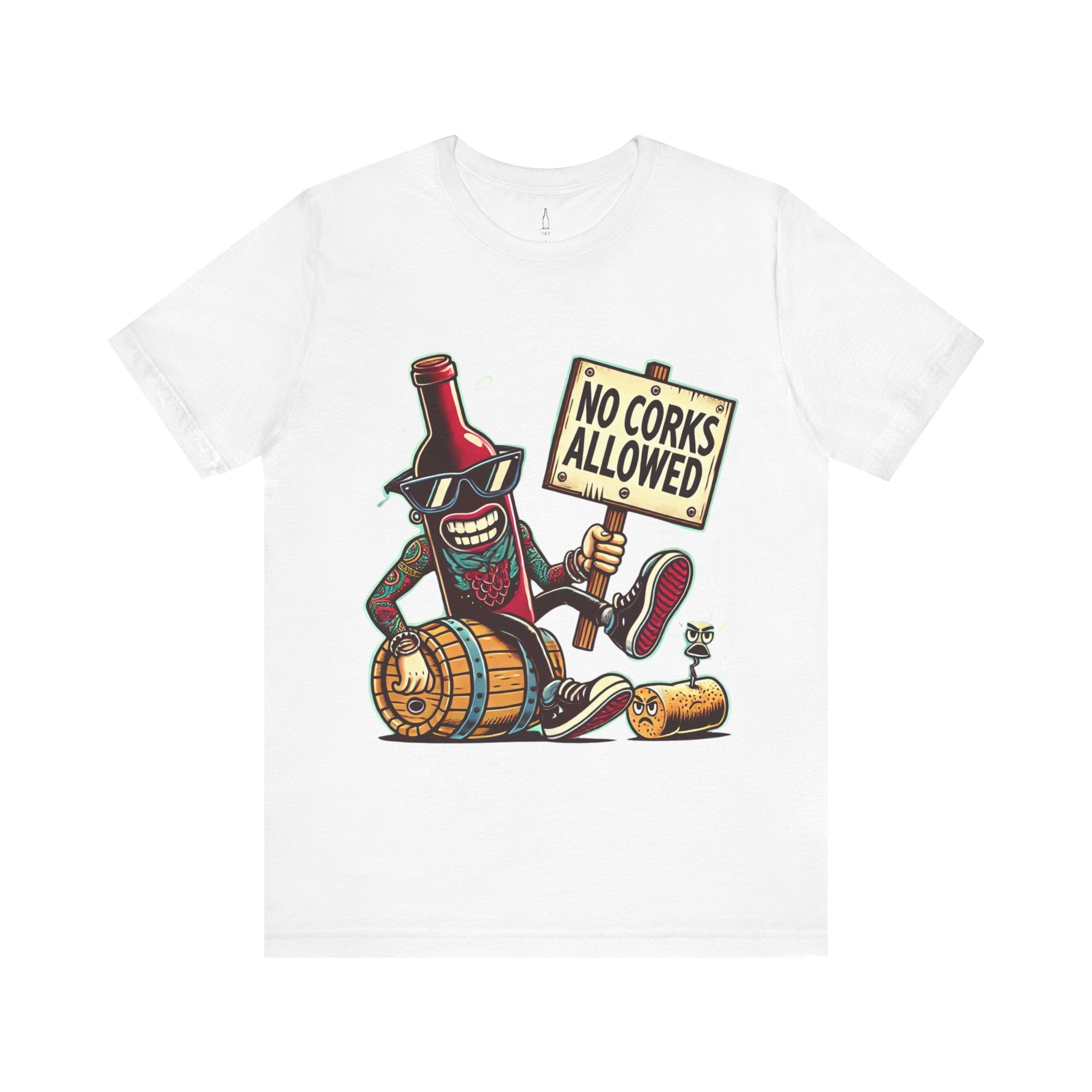 No Corks Allowed Jersey Short Sleeve Tee
