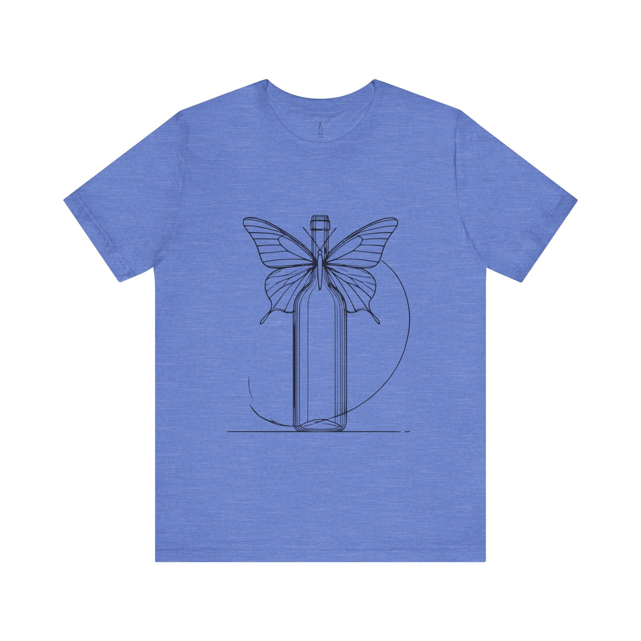 Butterfly And Wine Bottle Tee