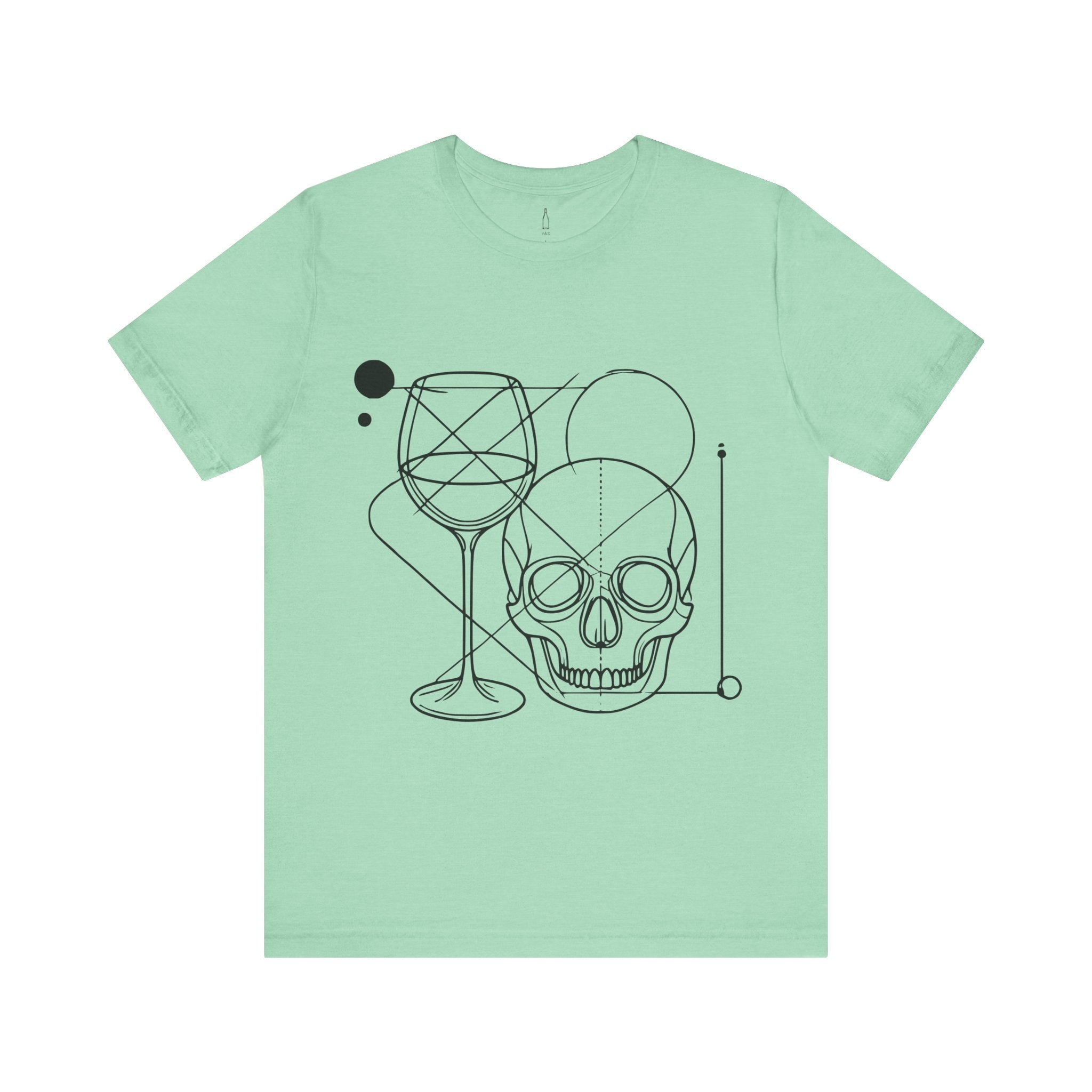 Skull and Wine Glass Tee