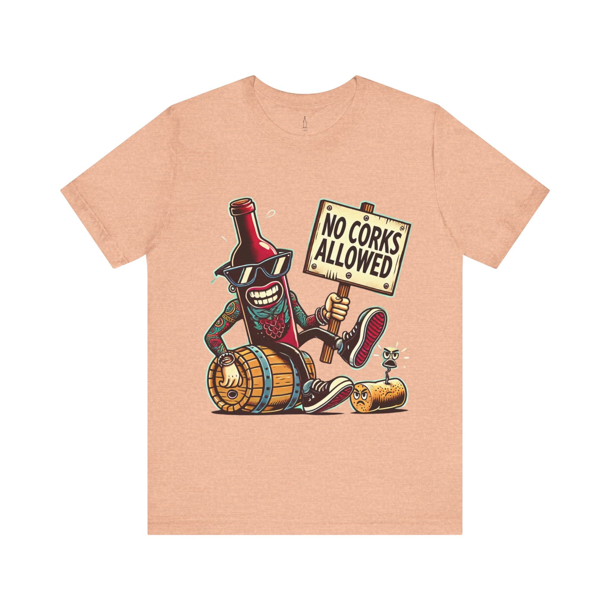 No Corks Allowed Jersey Short Sleeve Tee