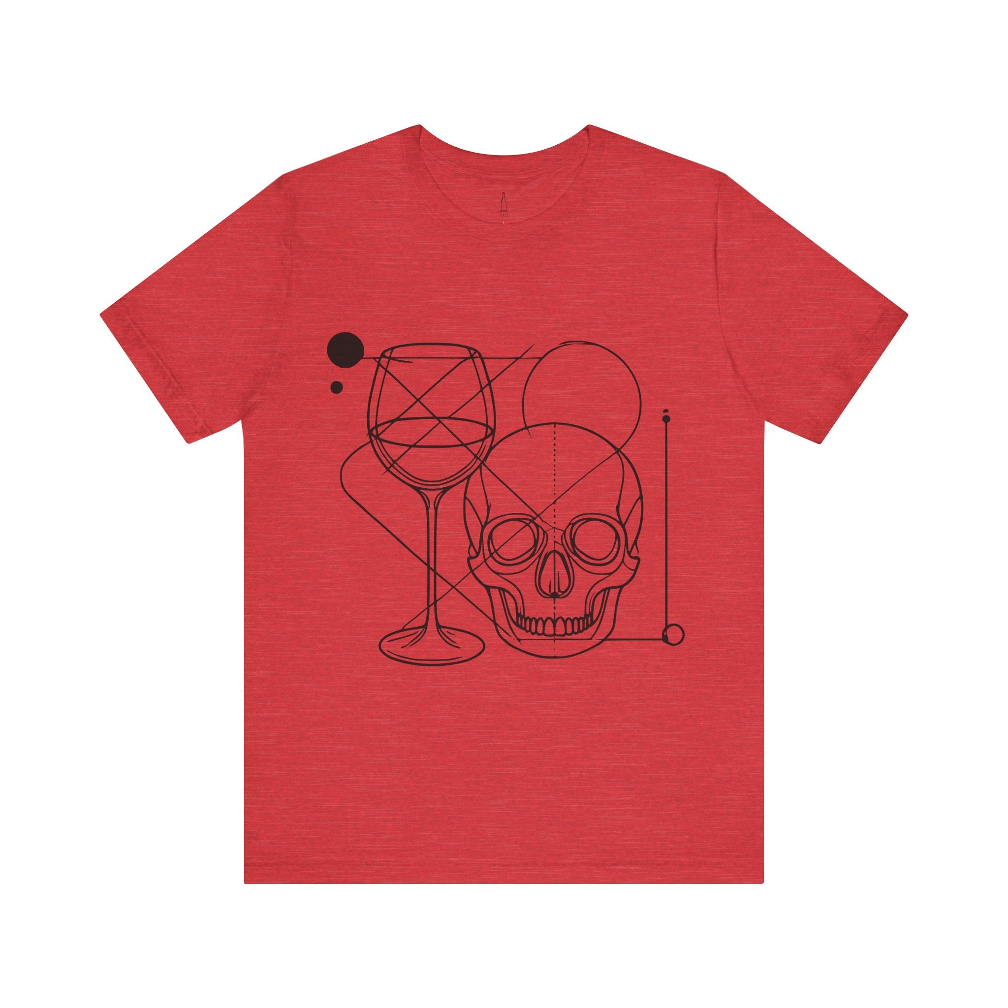 Skull and Wine Glass Tee