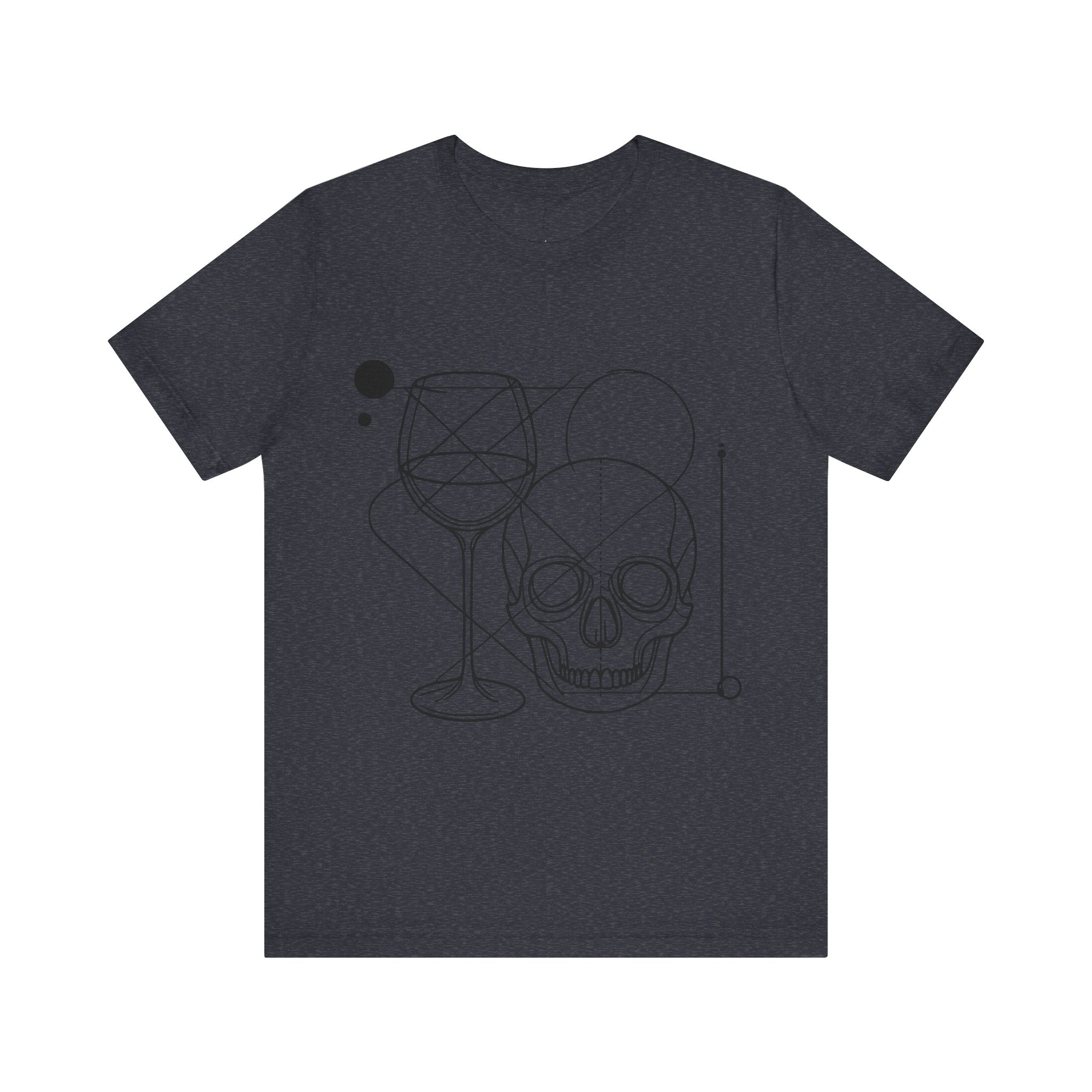 Skull and Wine Glass Tee