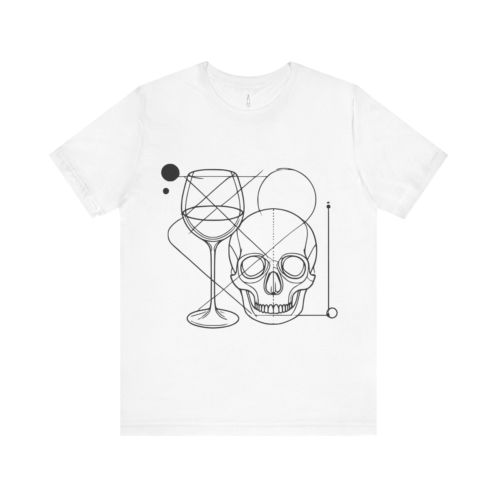 Skull and Wine Glass Tee