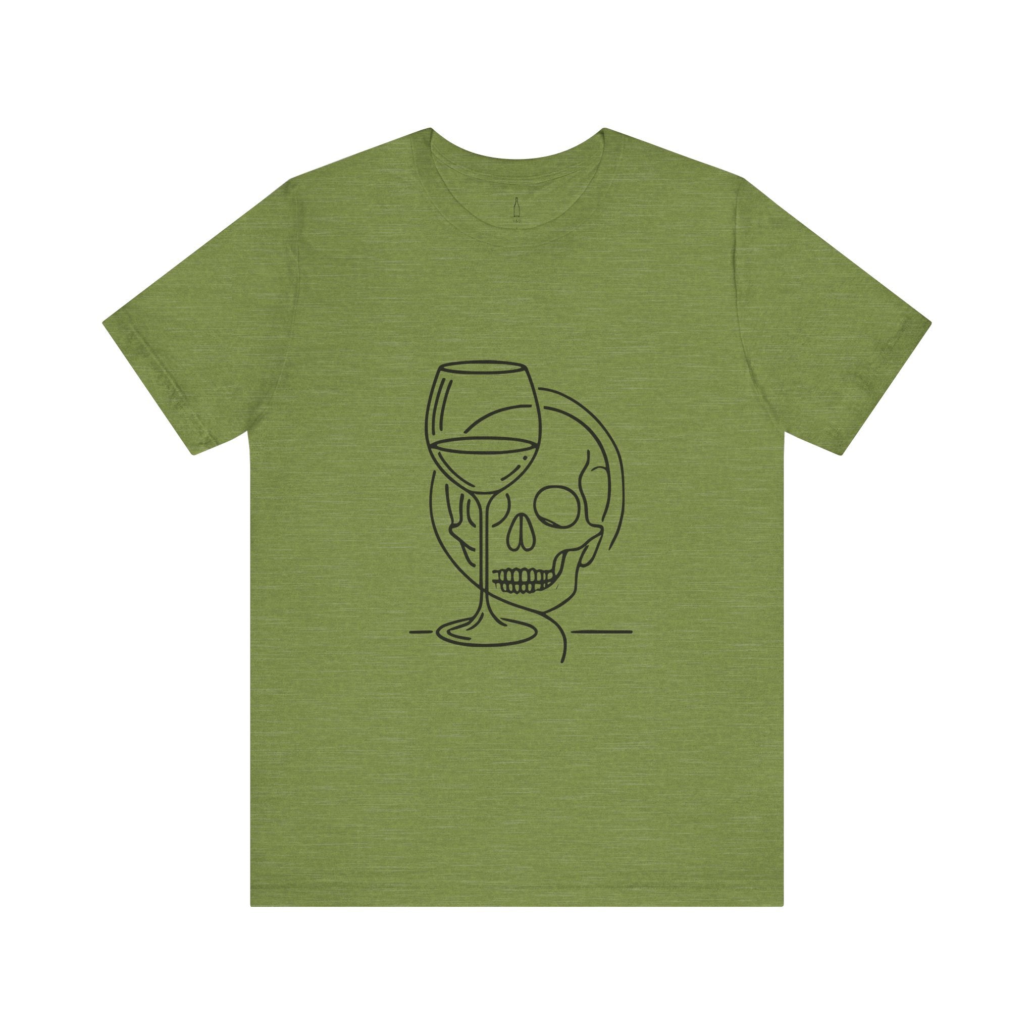 Skull Wine Glass Tee