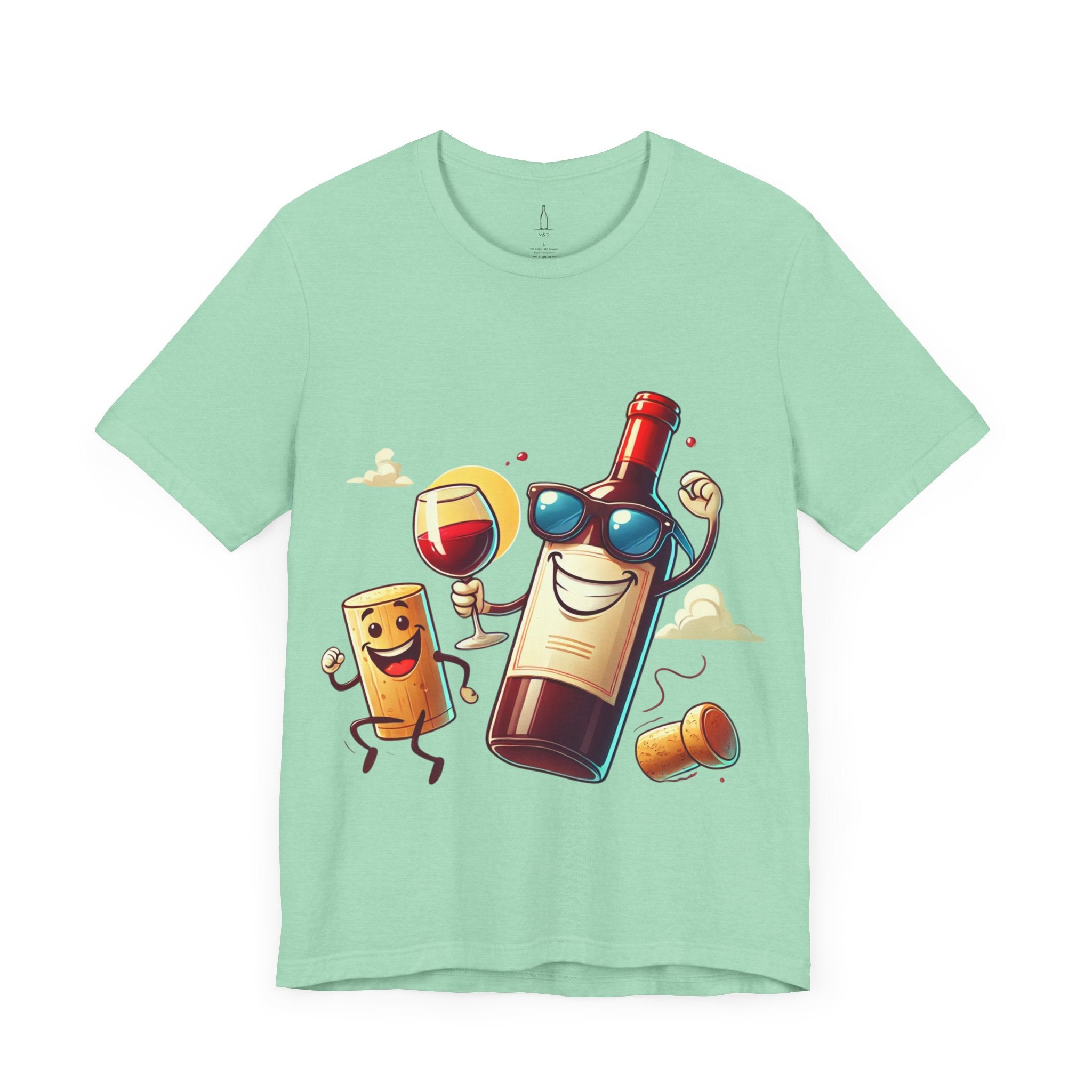 Dancing Wine Bottle Tee