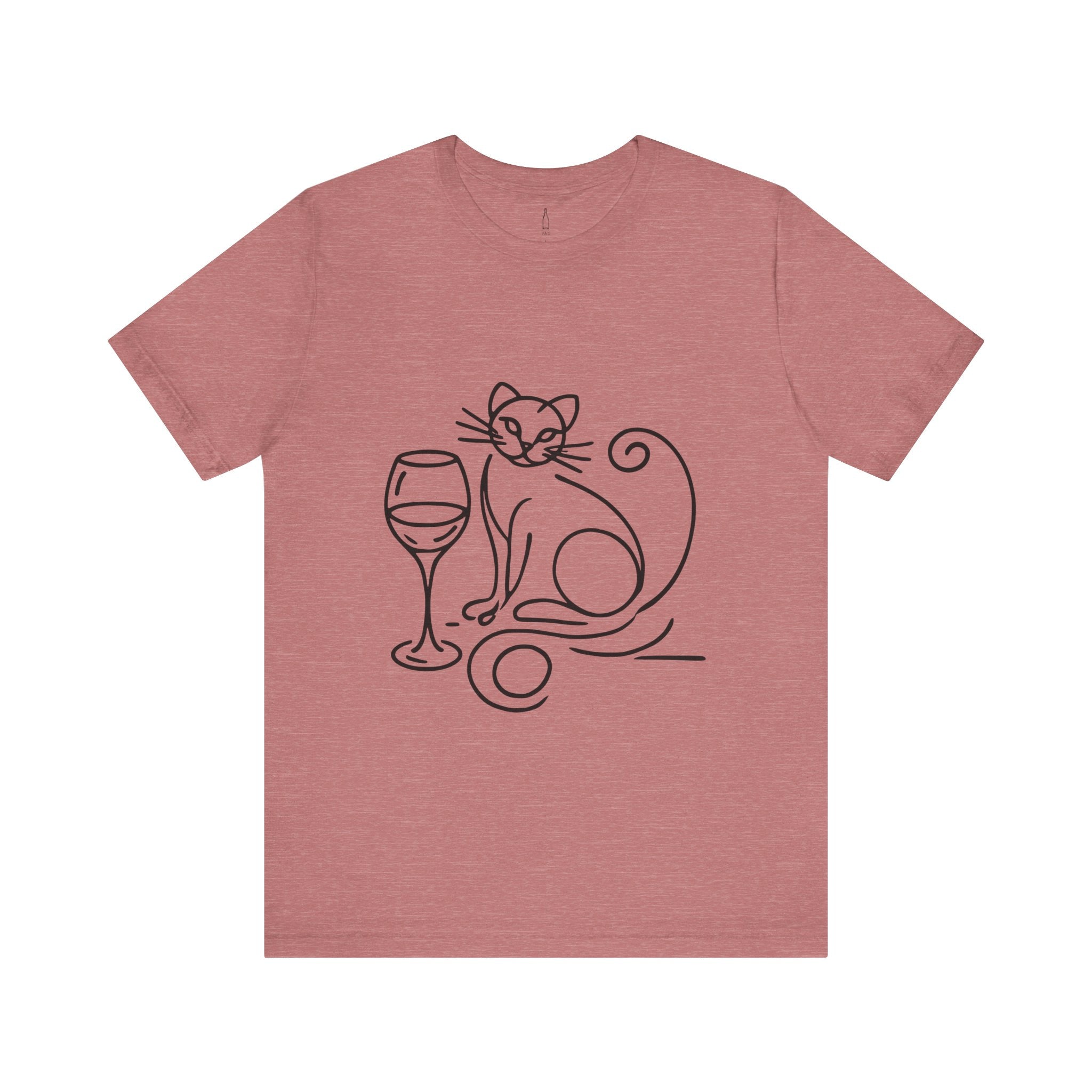Cat Wine Glass Tee