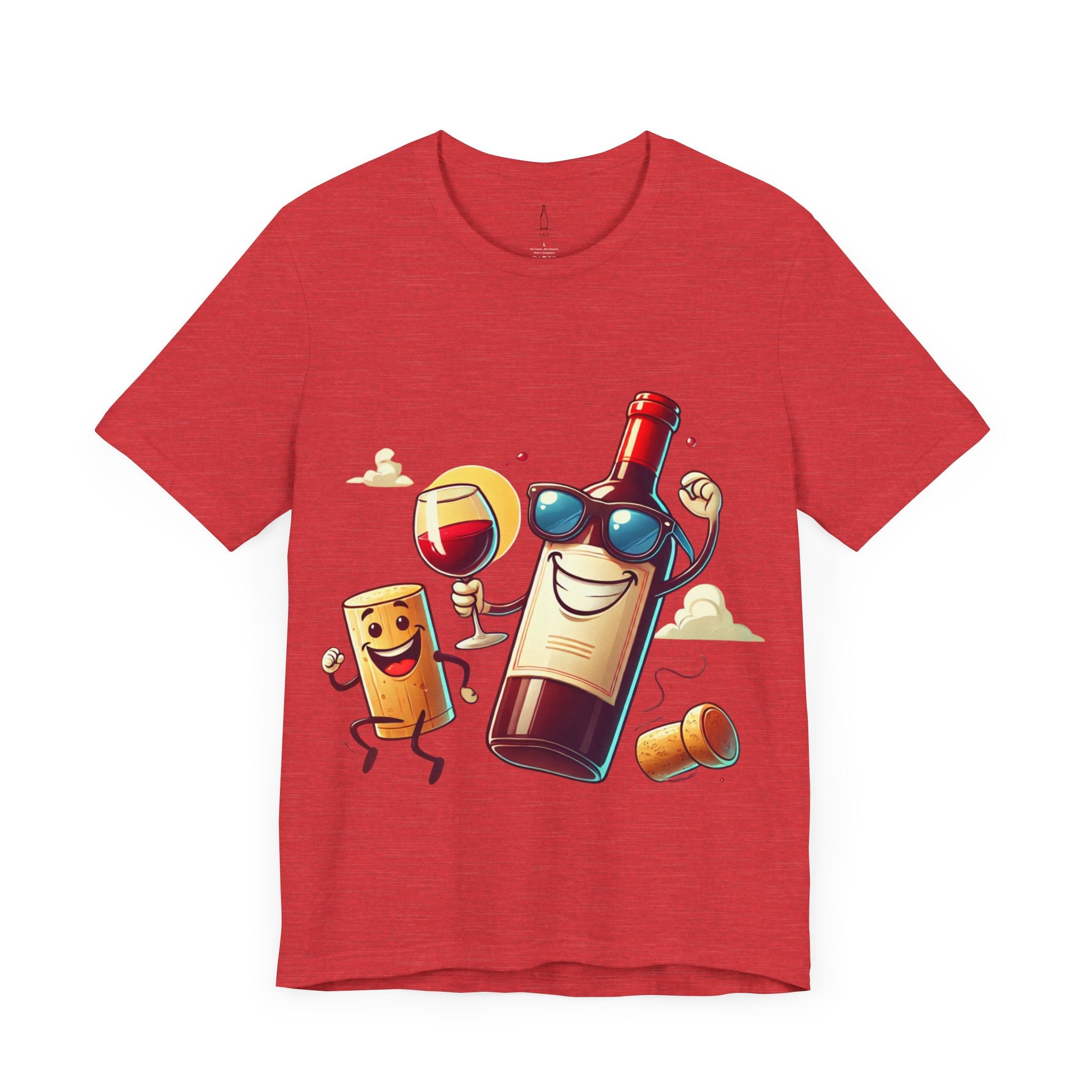 Dancing Wine Bottle Tee