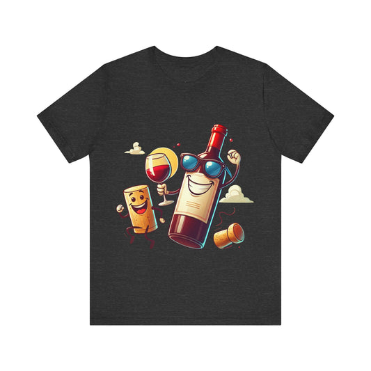 Dancing Wine Bottle Tee